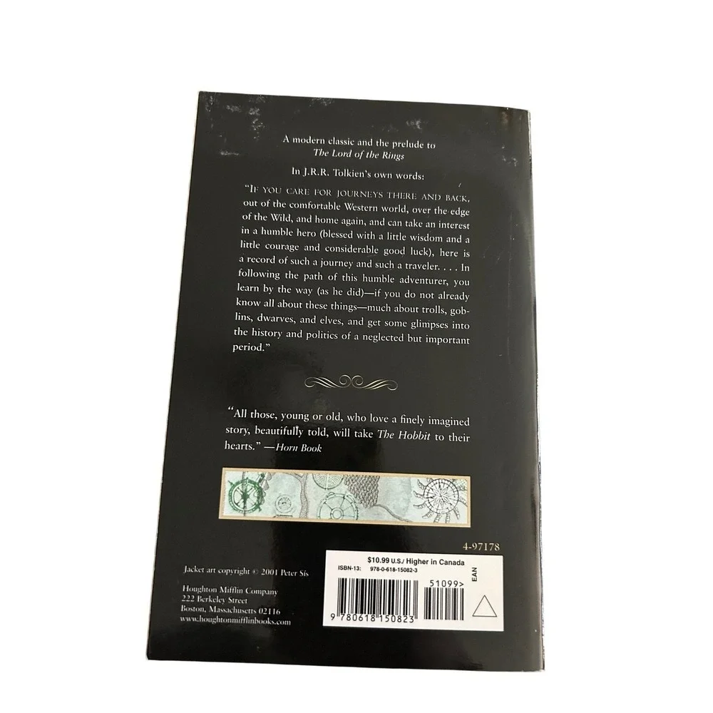 NEW The Hobbit by JRR Tolkien Book Houghton‎ Mifflin Company NEW